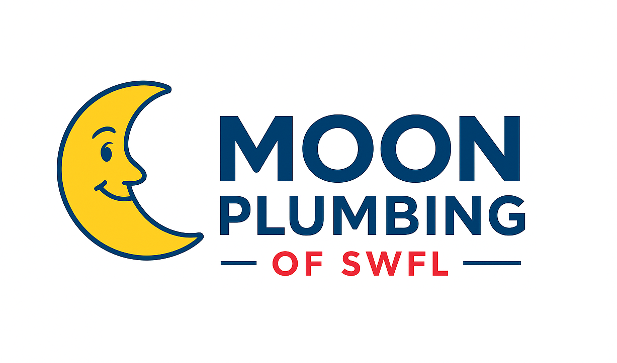 moon plumbing logo design new